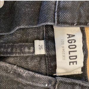 Never worn black Agolde shorts! Size 25